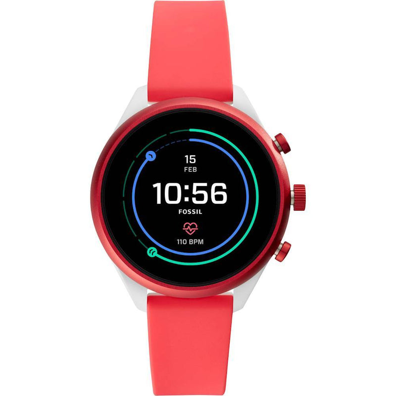 Smart Watch - Fossil FTW6027 Pink Gen 4 Sport Smartwatch