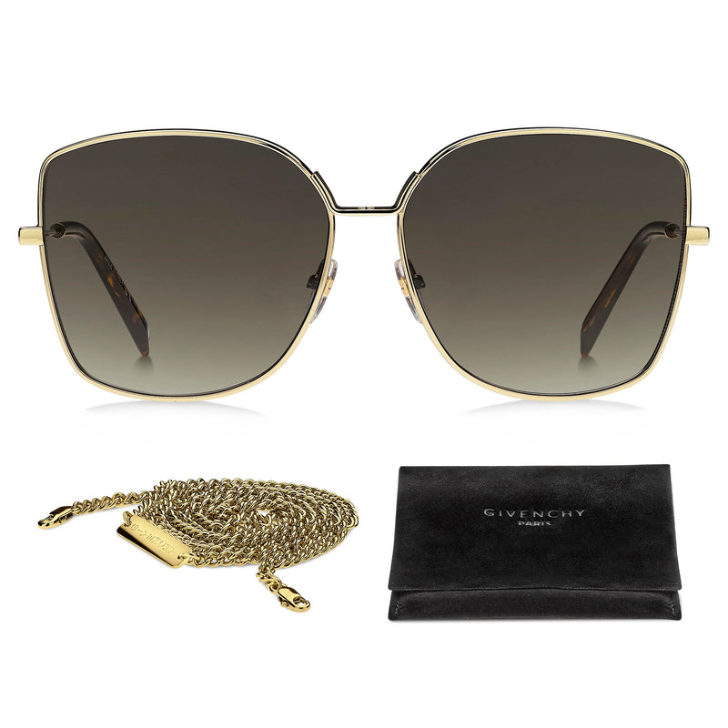 Sunglasses - Givenchy GV 7184/G/S J5G 61HA Women's Gold Sunglasses