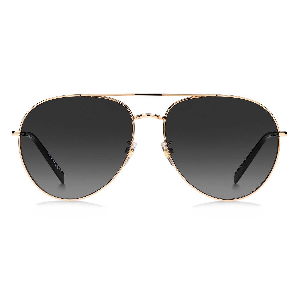 GIVENCHY | Gold Aviator Sunglasses with Blue / Grey Lenses Unisex ~ GV 7196/G/S Givenchy GV Speed Metal Aviator Sunglasses | Neiman Marcus main image 4