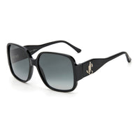 Sunglasses - Jimmy Choo TARA/S DXF 599O Unisex Glt Black