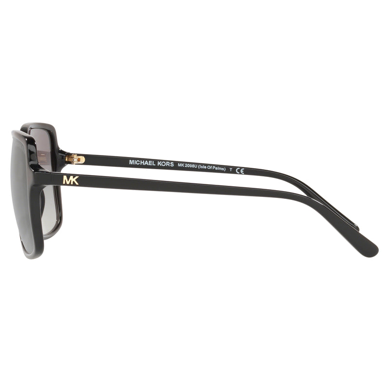 Sunglasses - Michael Kors 0MK2098U 300511 56 (MK10) Women's Black Isle Of Palms Sunglasses