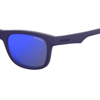 Sunglasses - Polaroid PLD 8020/S CIW 46JY Kids Blue Sunglasses
