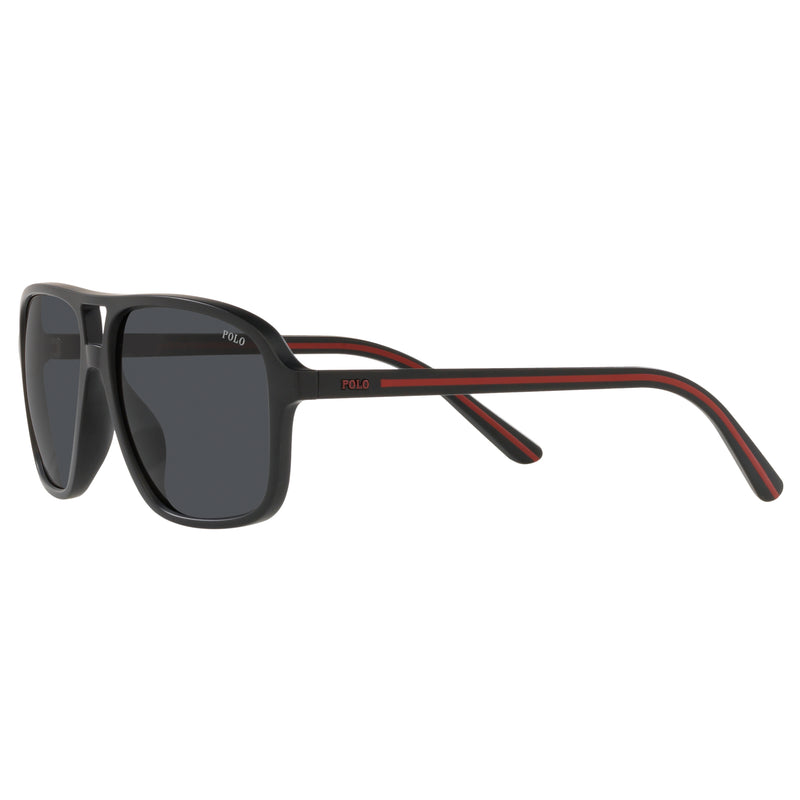 Sunglasses - Polo Ralph Lauren 0PH4177U 537587 58 (PO24) Men's Matte Black Sunglasses