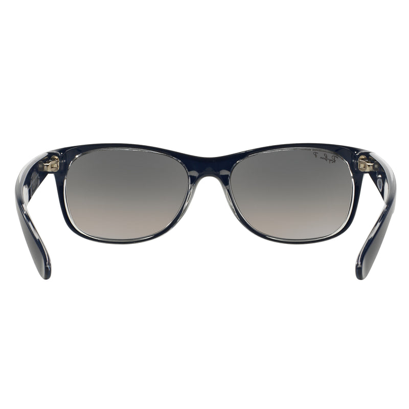 Sunglasses - Ray-Ban 0RB2132 6053M3 55 (RB46) Men's New Wayfarer Matte Blue Sunglasses