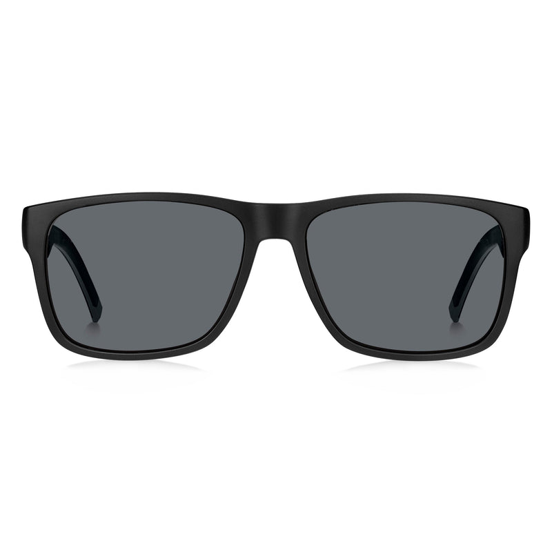 Sunglasses - Tommy Hilfiger TH 1718/S 08A 56IR Unisex Black Grey Sunglasses