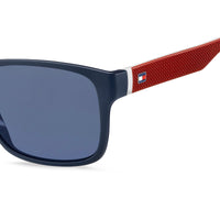 Sunglasses - Tommy Hilfiger TH 1718/S 8RU 56KU Unisex Blue Red Sunglasses