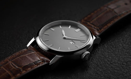 Define your style with a leather strap watch that speaks elegance.