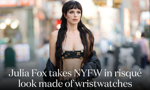 Watch Out! Julia Fox Takes NYFW in Risqué Look Made of Wristwatches!