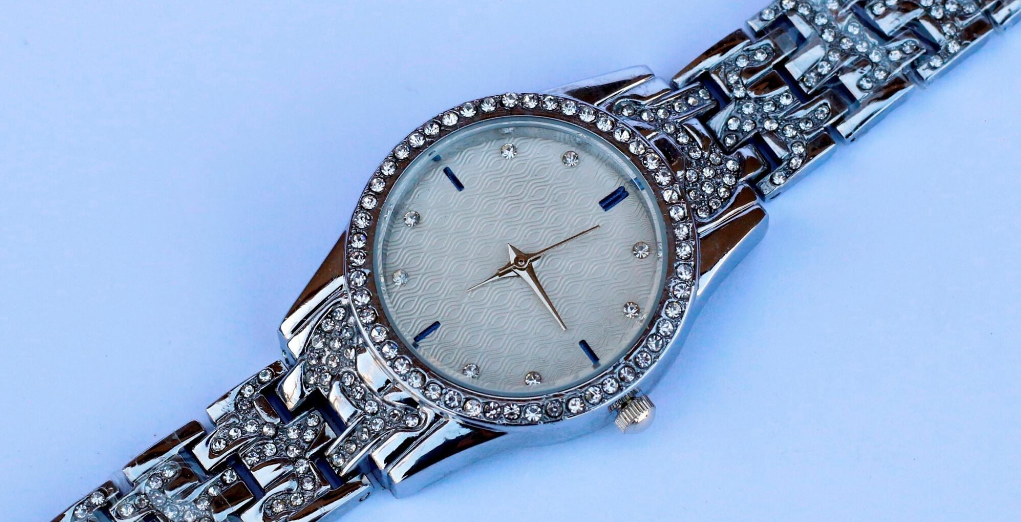 Ladies Silver Wrist Watch