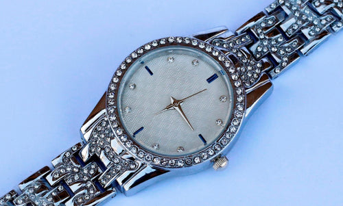 Ladies Silver Wrist Watch