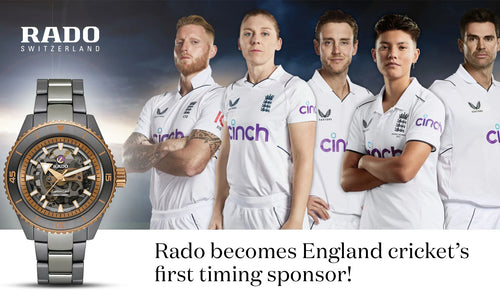 Attention Cricket Fans! Luxury Swiss Watch Brand Rado Becomes England Cricket’s First Timing Sponsor