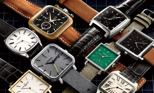 Square Faced Watches for Men