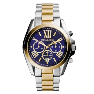 Michael Kors Watch Bradshaw Chronograph 43mm Blue Gold