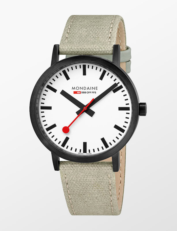 Mondaine Watch Classic White Beige A660.30360.61SBG