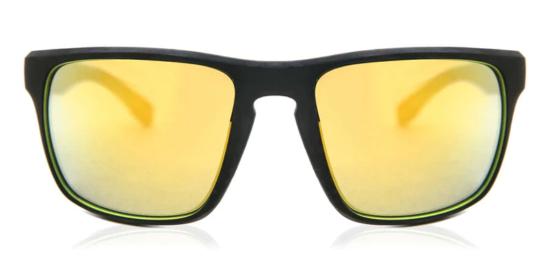 Boss by BOSS Men's Sunglasses Classic Black/Gold Mirror 0800/S UDK/C4