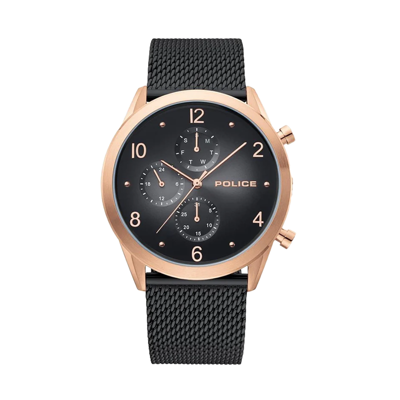 Police Black Silfra Watch 15922JSR/02MMB