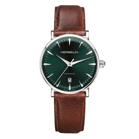 Herbelin Inspiration Automatic Men's Green Watch 1647AP16BR