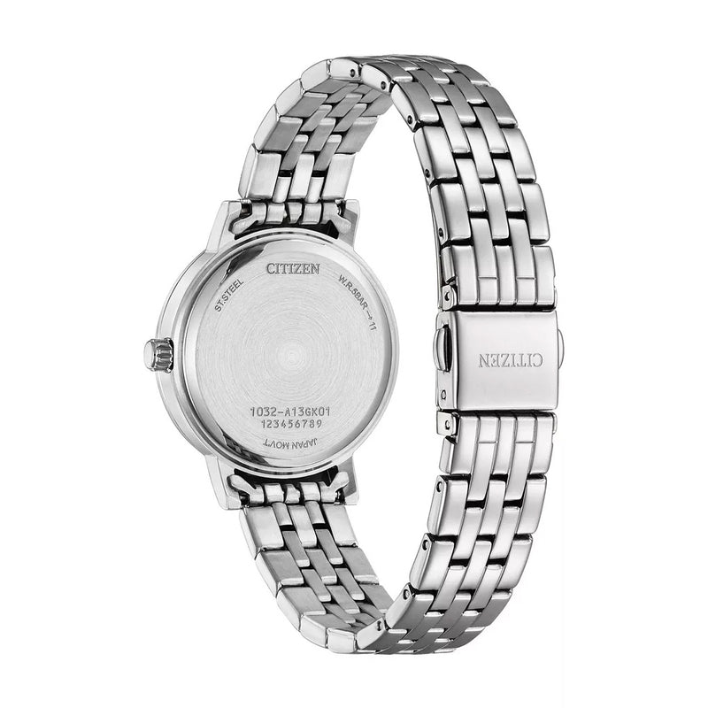 Citizen Ladies' 31mm Crystal Dress Watch Silver