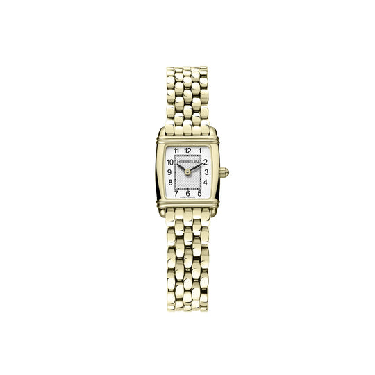 Herbelin Art Deco Tonneau Gold Ladies Watch 17438BP1N22