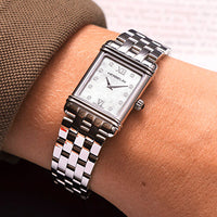 Herbelin Art Deco Ladies Mother of Pearl Zirconium Watch 17478B59
