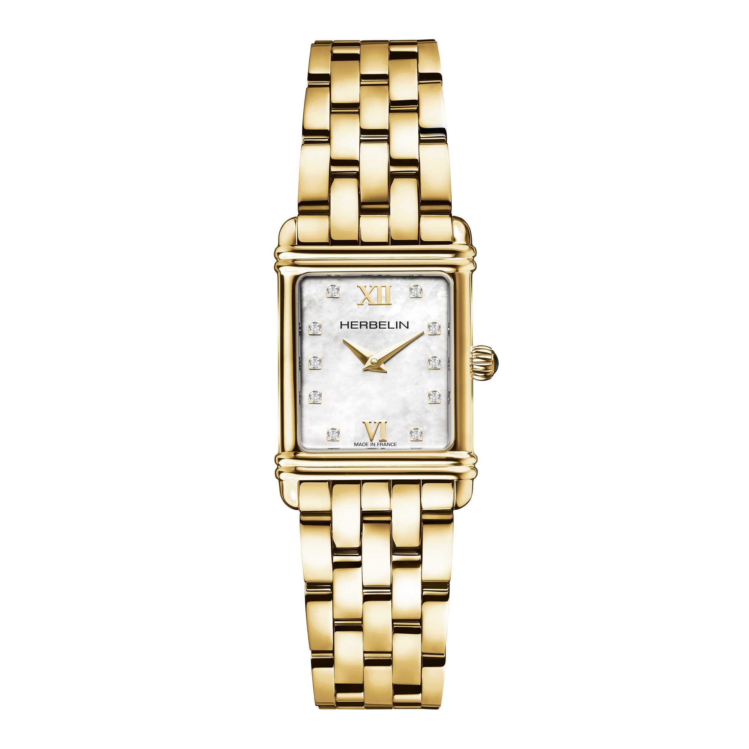 Herbelin Art Deco Ladies Gold Watch 17478BP59 from WatchPilot™