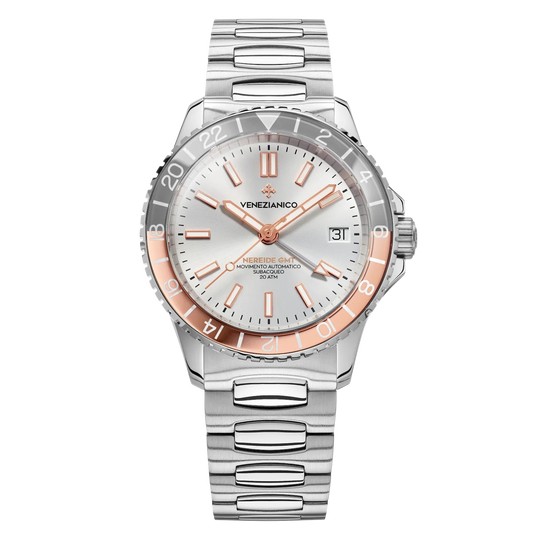 Venezianico Automatic Watch Nereide GMT White 3521503C