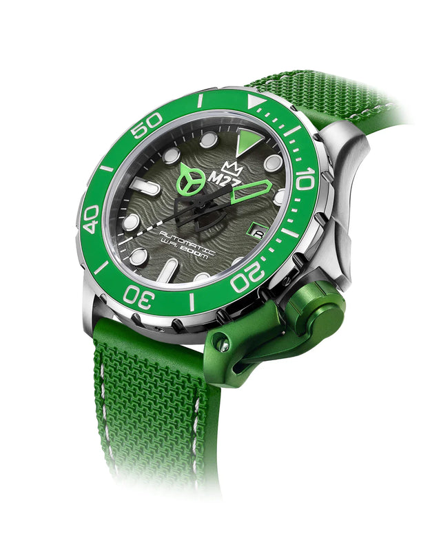 M2Z 200-001B Men's Diver 200 Green Watch