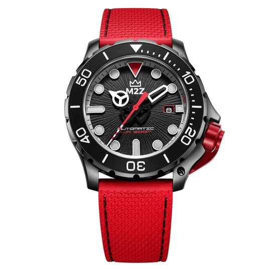 M2Z 200-005 Men's Diver 200 Red IP Gun Watch