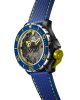 M2Z 200-006B Men's Diver 200 Blue/Yellow Watch