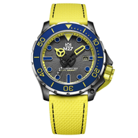 M2Z 200-006 Men's Diver 200 Yellow IP Black Watch