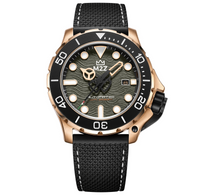M2Z 200-008 Men's Diver 200 Black IP Rose Gold Watch