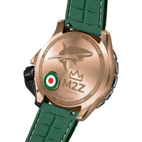 M2Z 200-010 Men's Diver 200 Green/Rose Gold Watch