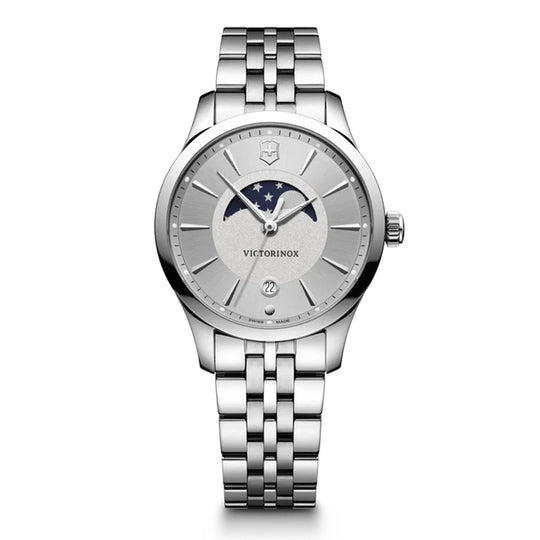 Victorinox Alliance Small Moon Phase Ladies' Silver Watch 241833
