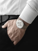 Junghans Meister Chronoscope Men's Beige Grey Watch 27/4223.03