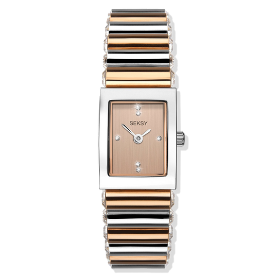 Sekonda 2867 Ladies Silver Rose Gold Seksy Watch