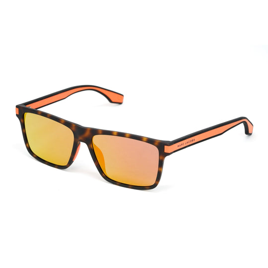 Marc Jacobs Men's Rectangular Sunglasses Peach Mirror Orange MARC 286/S L9G HVNA