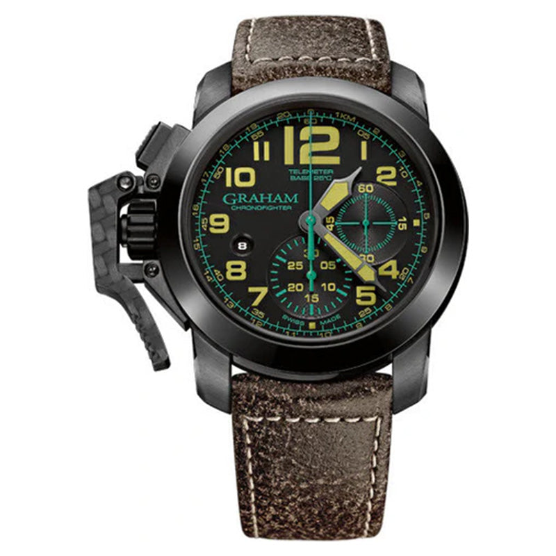 Graham Men's Black Chronofighter Oversize Watch - Main Image