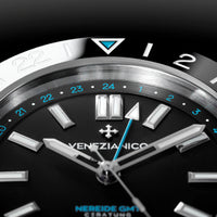 Venezianico Nereide GMT Ceratung Black Automatic Men's Watch 4521500S