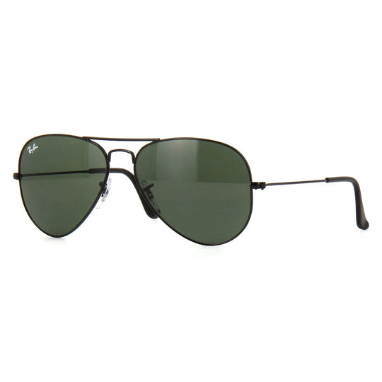 Ray-Ban Aviator Classic RB3025 Black Green Sunglasses