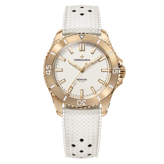Venezianico Nereide Bronzo Men's Automatic White Bronze Watch 3121556