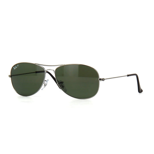 Ray-Ban RB3362 Cockpit Pilot Polarized Gunmetal Sunglasses