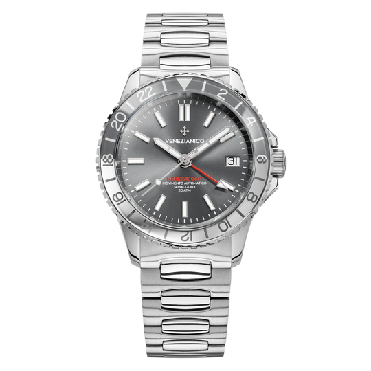 Venezianico Automatic Watch Nereide GMT Grey 3521501C
