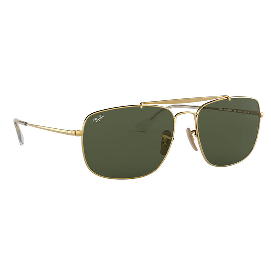 Ray-Ban Colonel RB3560 Gold Green Square Sunglasses