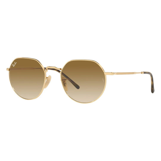 Ray-Ban Jack RB3565 Gold Brown Gradient Sunglasses