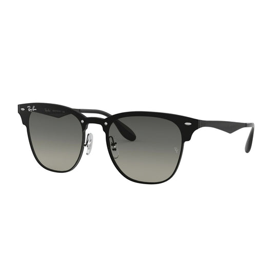 Ray-Ban Blaze Clubmaster RB3576N Black Grey Gradient Sunglasses