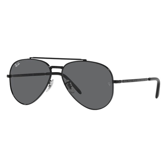 Ray-Ban RB3625 New Aviator Black Grey Sunglasses
