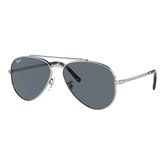 Ray-Ban RB3625 New Aviator Silver Blue Sunglasses
