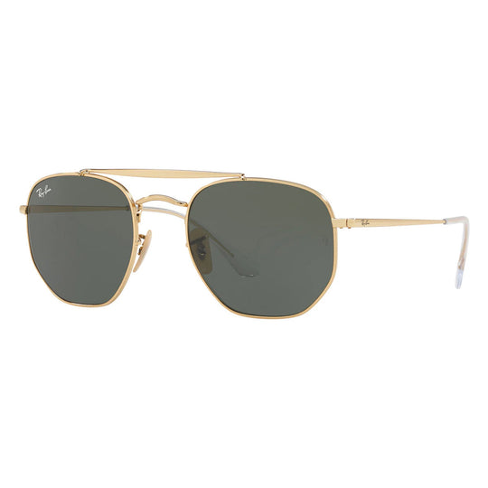 Ray-Ban Marshal RB3648 Gold Green Irregular Sunglasses