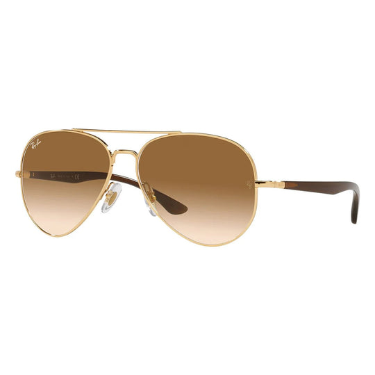 Ray-Ban RB3675 Pilot Gold Brown Gradient Sunglasses
