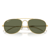 Ray-Ban RB3735 Bain Bridge Gold Green Polarised Sunglasses